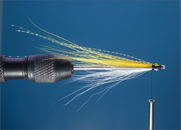 Tying the sea trout Needle Tube Fly