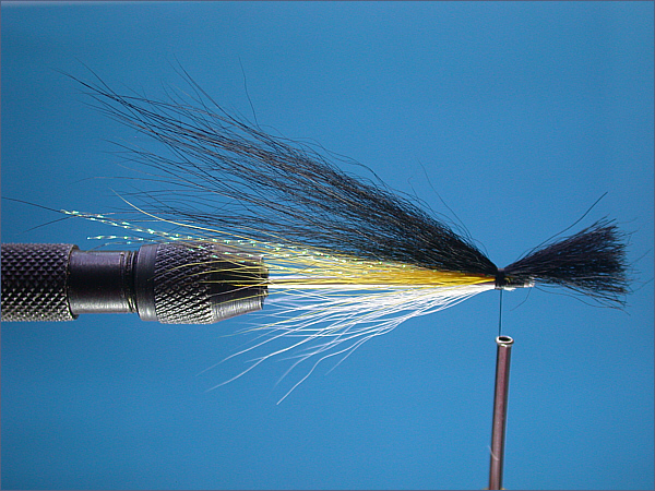 Tying the Black and Yellow Needle Tube Fly
