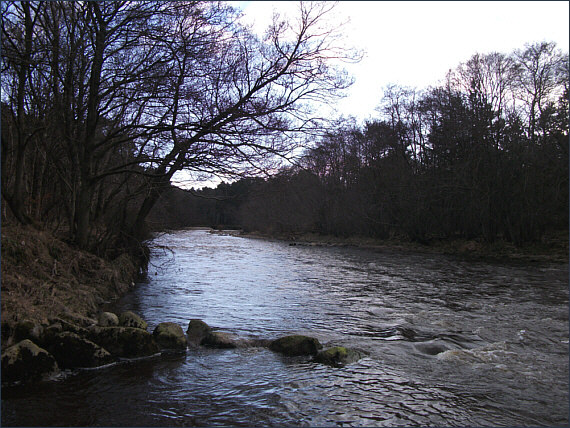 Salmon fishing on the River Nairn