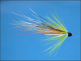 Beltra Badger Salmon Tube Fly