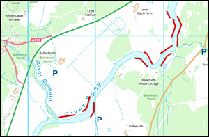 Sea Trout Pools on Grantown on Spey Upper Beat