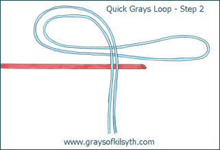 Grays Loop Fly Line Leader Loop - Step 2