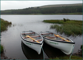 Loch Craggie Trout Fishing boats