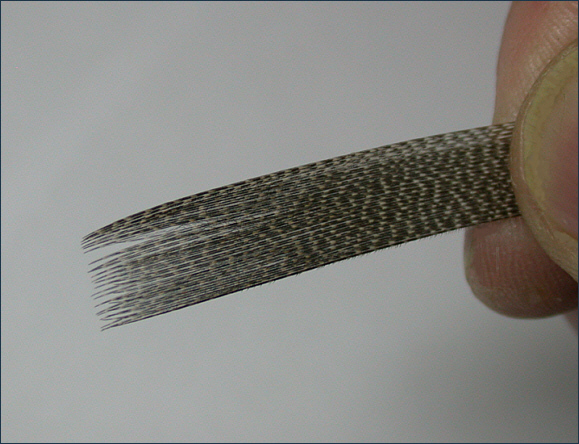 folded mallard wing section