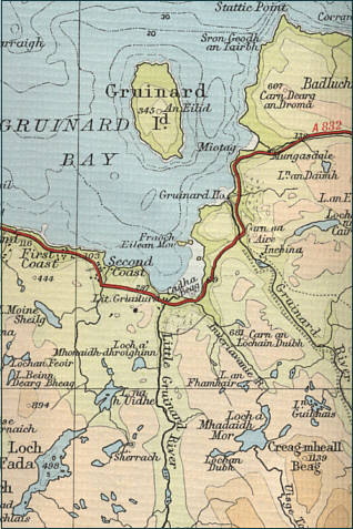 Map of Gruinard Bay