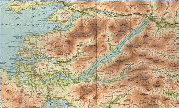 River Shiel Map