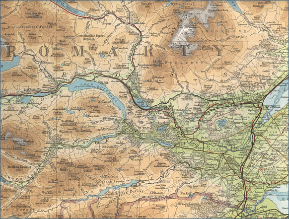 River Conon Fishing Map