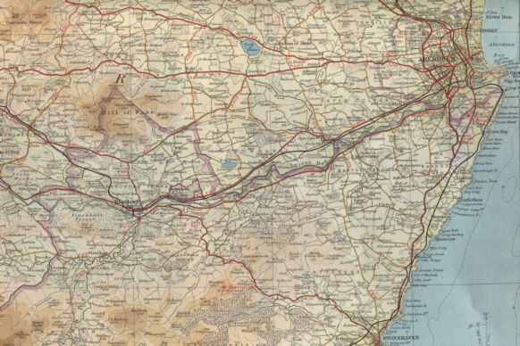 Lower River Dee map