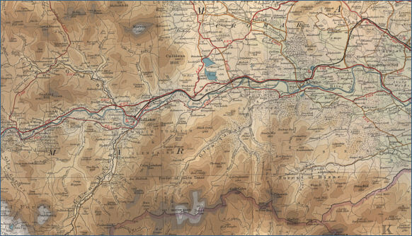 Middle River Dee map