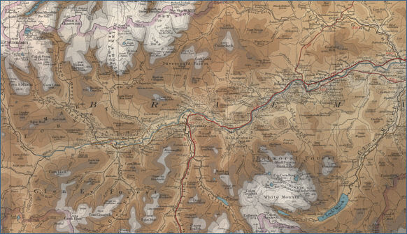 Upper River Dee Map