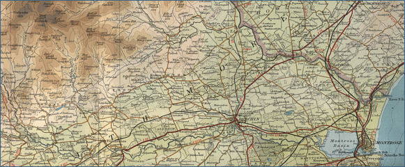 Map of the Lower South Esk