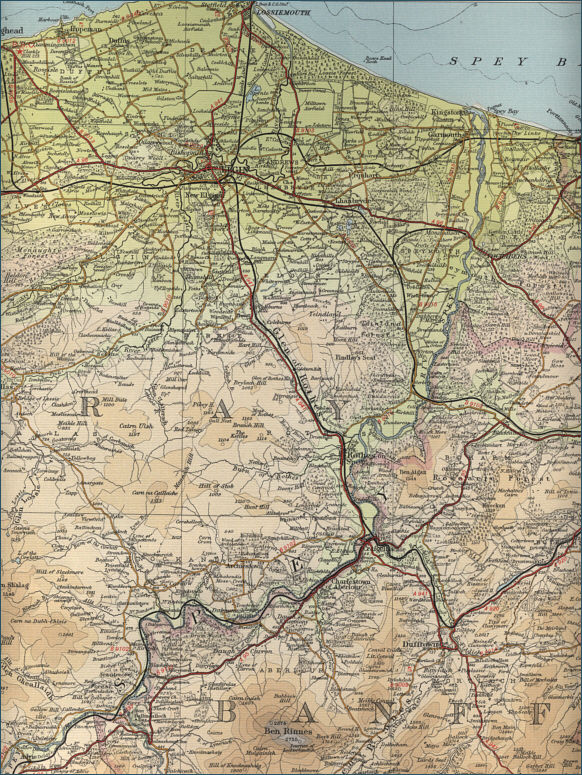 Lower River Spey - Fishing Map