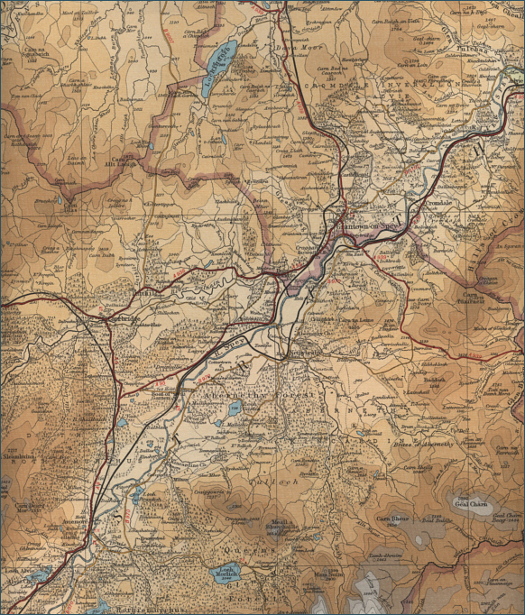 Middle River Spey Fishing Map