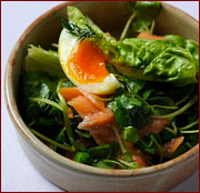 Poached Salmon and Watercress Salad