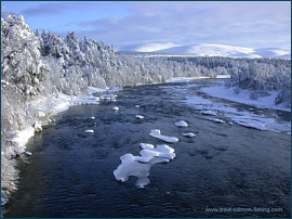 River Spey at in Winter