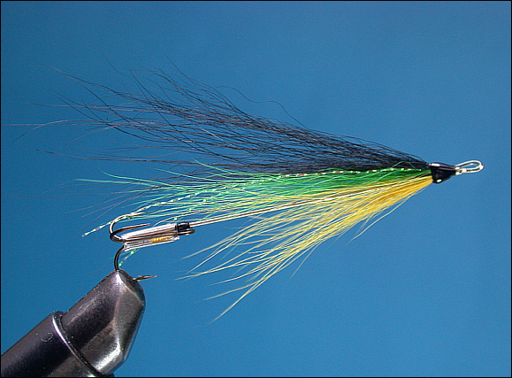 Salmon Needle Fly - Black, Green and Yellow