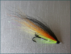 salmon tube fly with treble hook