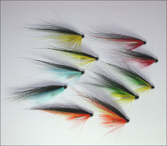 Blackback Salmon Needle Tube Flies