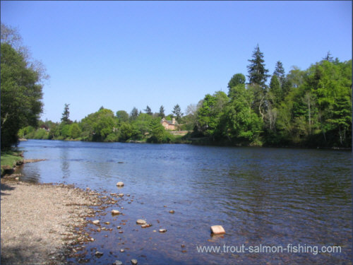 Looking downstream over the MacIntyre to the General's Well 