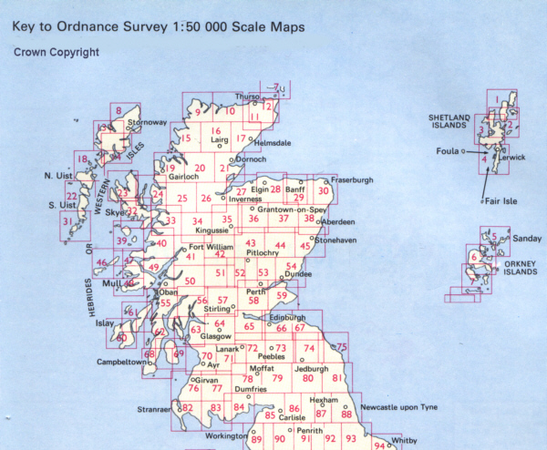 Ordnance Survey maps
