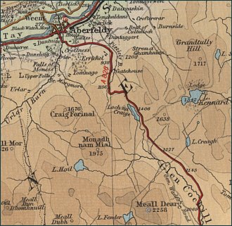 Hill Lochs south of Aberfeldy