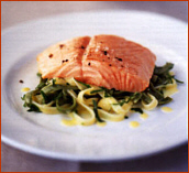 Baked Salmon Tagliatelle