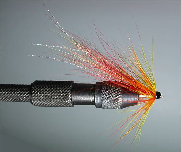 Fiery Cascade salmon tube fly - step 7