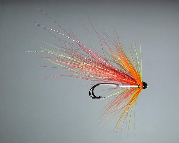 Fiery Cascade with tube fly double hook