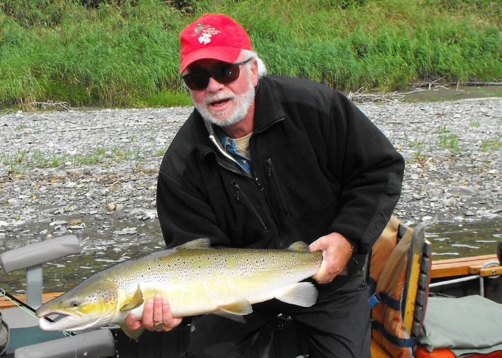 Canadian Salmon on a Needle Tube