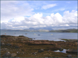 a view of Gruinard Bay