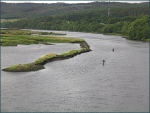 Fishing on the Kyle of Sutherland