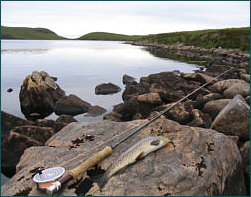 Scottish loch trout fishing