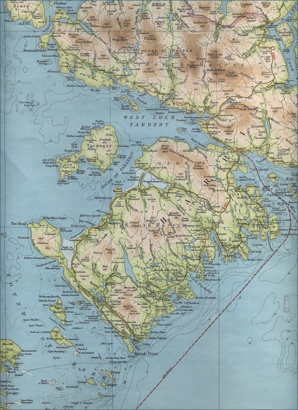 Map of Harris