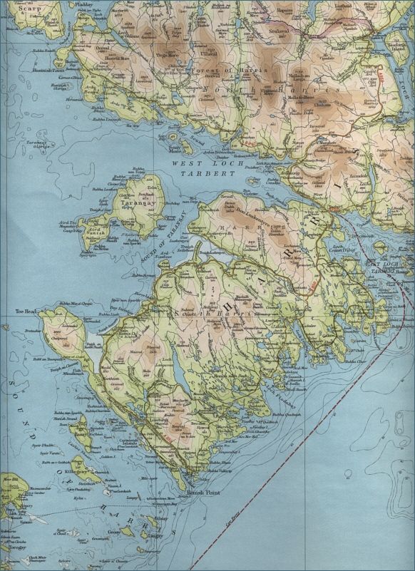 Map of Harris