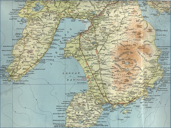 South Islay Fishing Map