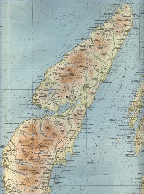 Jura Fishing Map