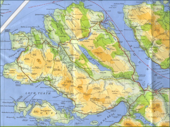 Fishing Map North Mull