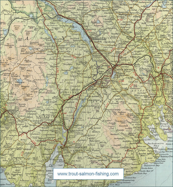 Fishing Map Kirkcudbright