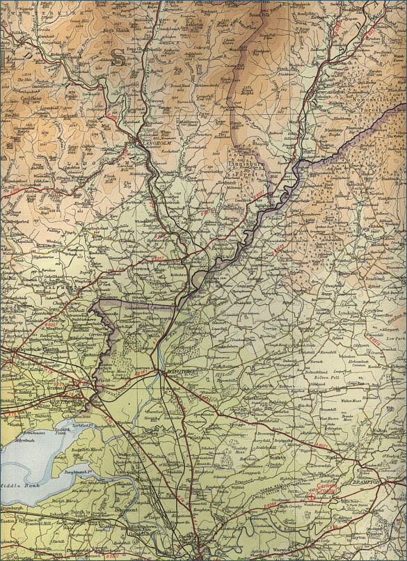 Border Esk Map