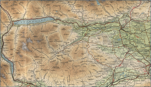 Map of the Upper River Earn