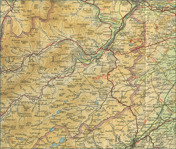 River Ettrick Map