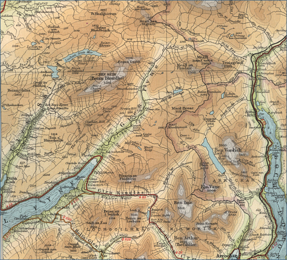 Map River Fyne