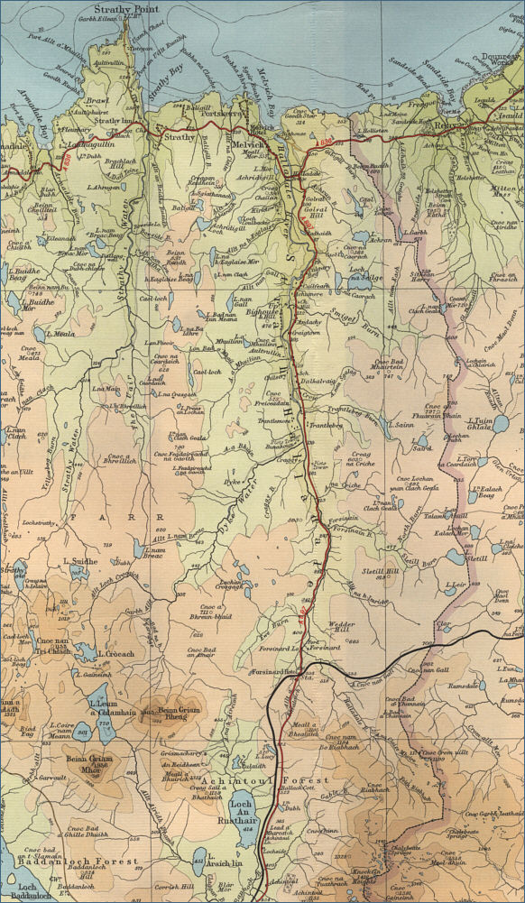 River Halladale Fishing Map