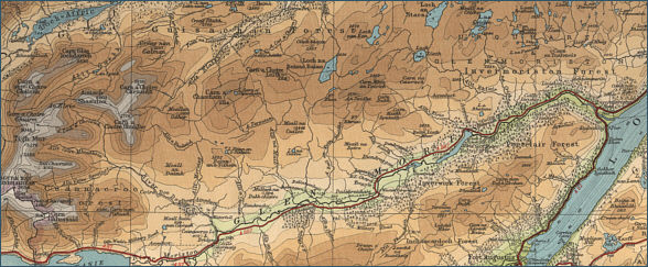 River Moriston Fishing map