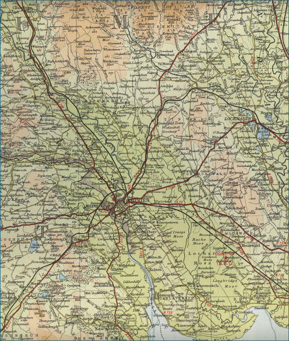 Lower River Nith Map