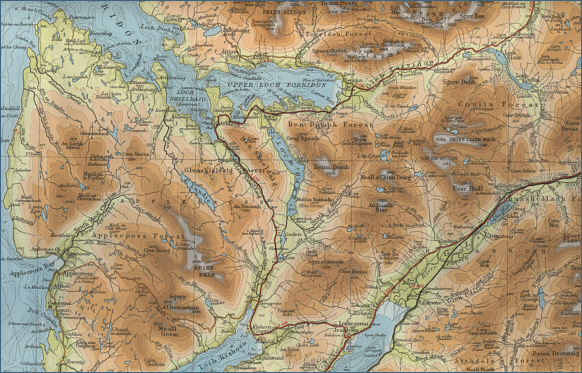 Rivers Torrison & Balgy Fishing Map