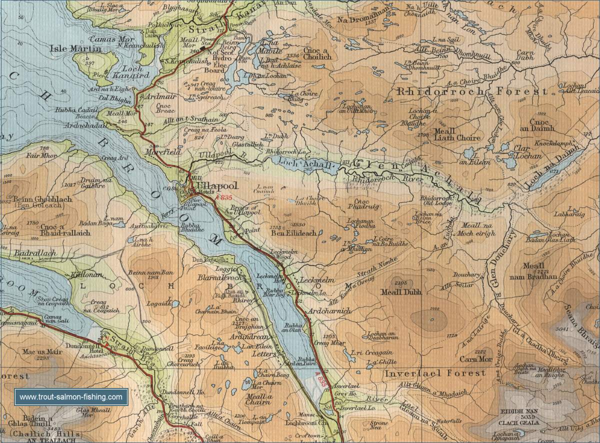 River Ullapool Salmon Fishing Scotland