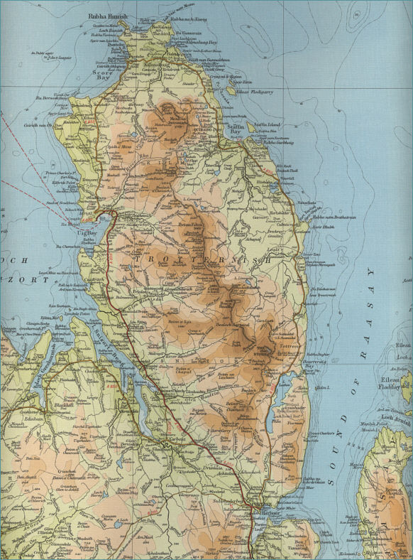 Map of Northern Skye