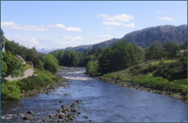 River Ewe - sea trout fishing