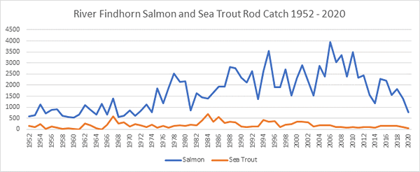 River Findhorn Salmon Catches